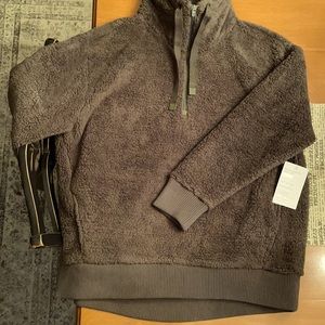 Athleta-Talus Sherpa half zip